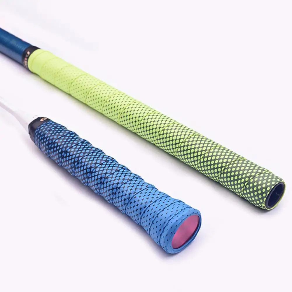 Racquet Grip Tape Self-Adhesive Super Absorbent Quick-Dry Tennis Racket Grip Tape Over Grip Sweatband Badminton Accessories