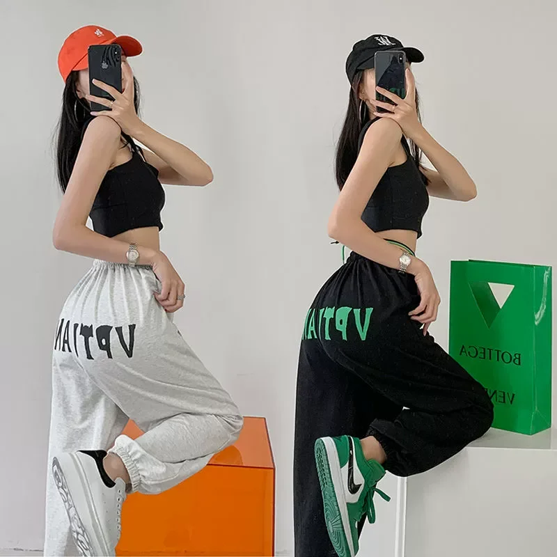 

Cocolouts, жаркое лето, йога, высокая талия, широкие тонкие уличные танцы, хип-хоп, свободные брюки до щиколотки, спортивные брюки для отдыха, дрэг-танцы, шаговые брюки с призраком