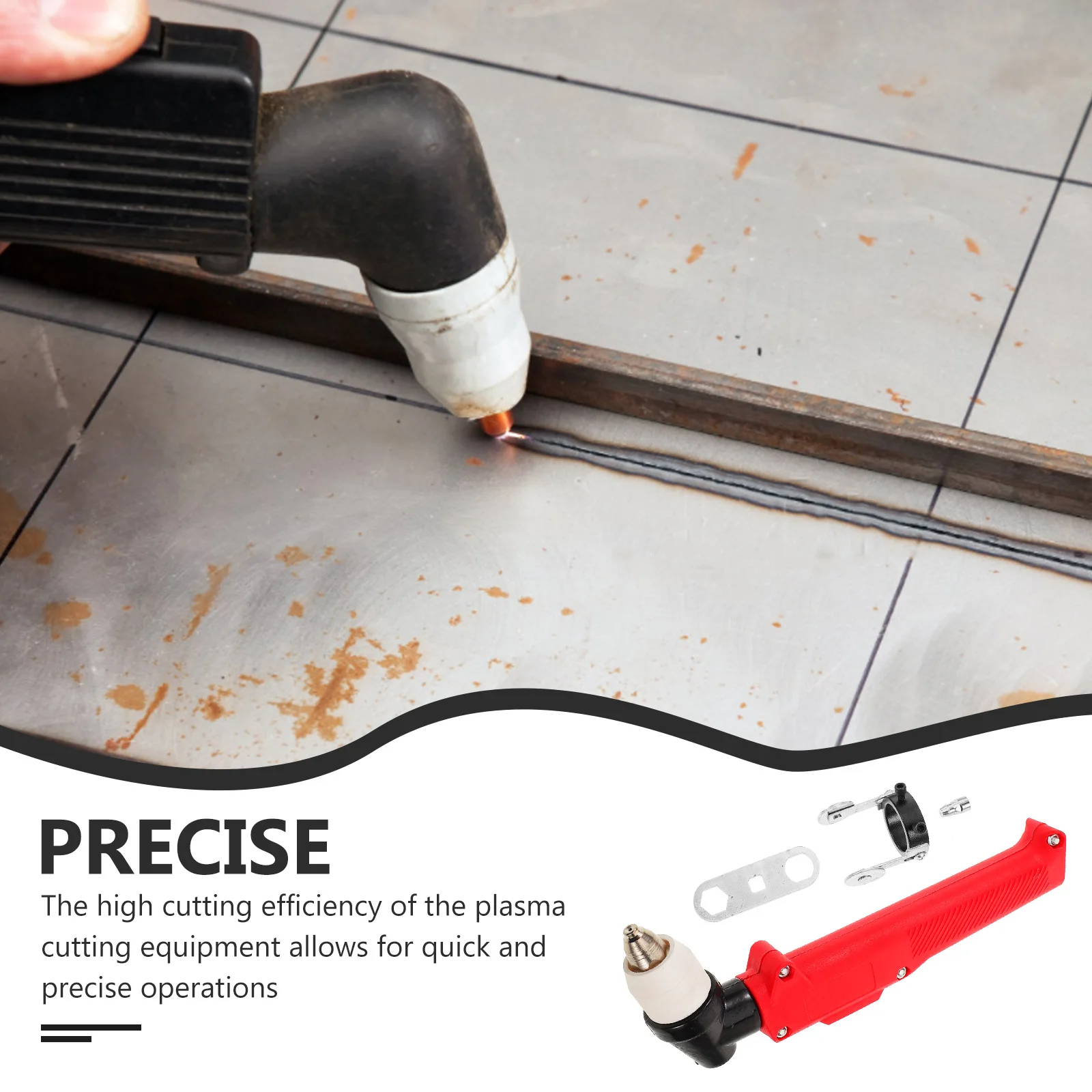 

Plasma Cutting Torch Accessories Durable Construction Easy Operation Plasma Tools Welding Nozzle Bend plasma