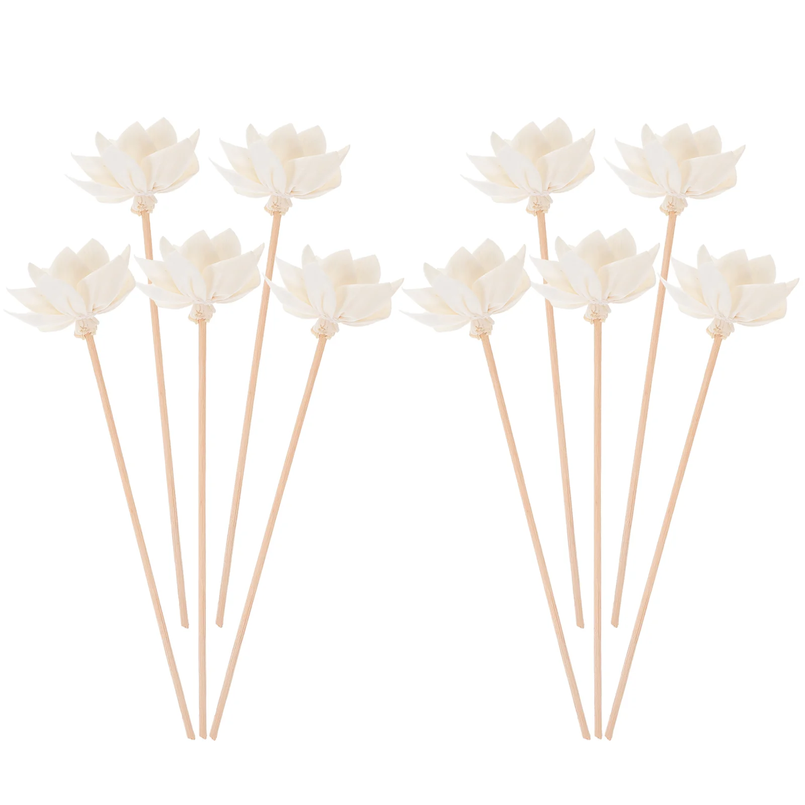 10 Pcs Rattan Aromatherapy Stick Diffusers for Home Office Flower Oil Absorption Room Sticks