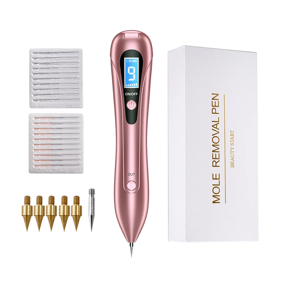 

Skin Tag Remover Pen Freckle Mole Warts Removal Electric Tattoo Nevus Black Spots Blemish Removal Pen 9 Level Plasma Pen