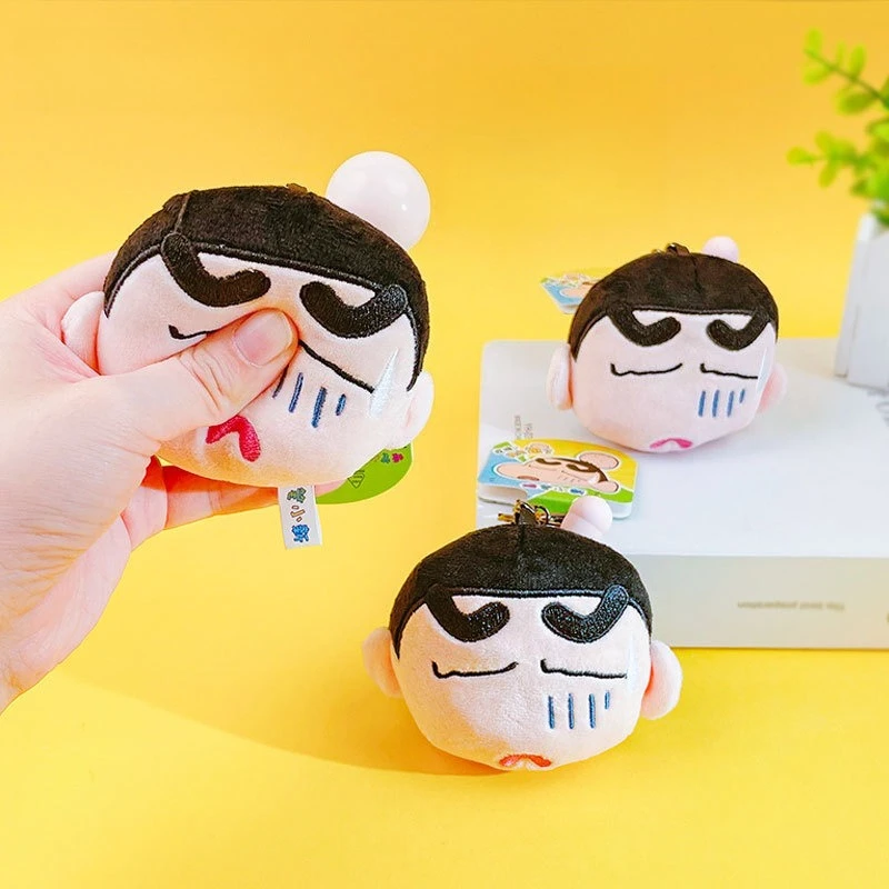 Breloczek z pluszową maskotką Shin-chan, zawieszka, opakowanie, biżuteria, miękkie i wygodne zabawki dla chłopców i dziewczynek, prezenty świąteczne.