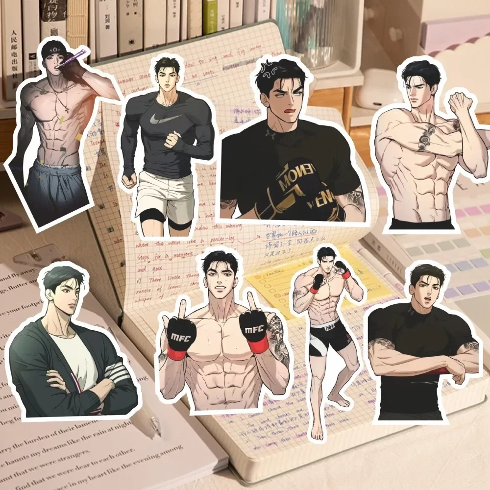 10/66Pcs Korean Mozhou Sticker Homosexuality Stickers Cute Laptop IPAD Phone Case DIY Gift Student Stationery