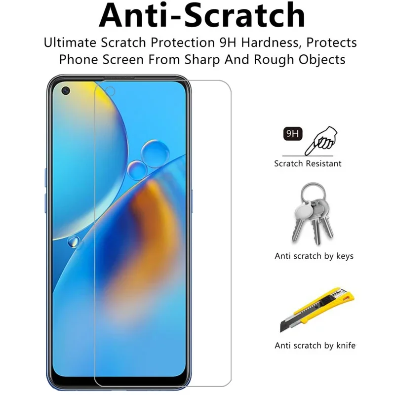 زجاج واقي لهاتف oppo a74 واقي للشاشة زجاج مقسى على Opp a 74 74a 5g oppoa74 opoa74 6.43 ملحقات طبقة أمان