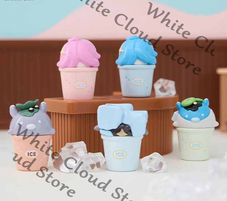 Official Wuthering Waves Anime Cosplay Cartoon Mini Decoration Ornaments The Shorekeeper Brant Aemeath QIUYUAN Cartethyia CHISA