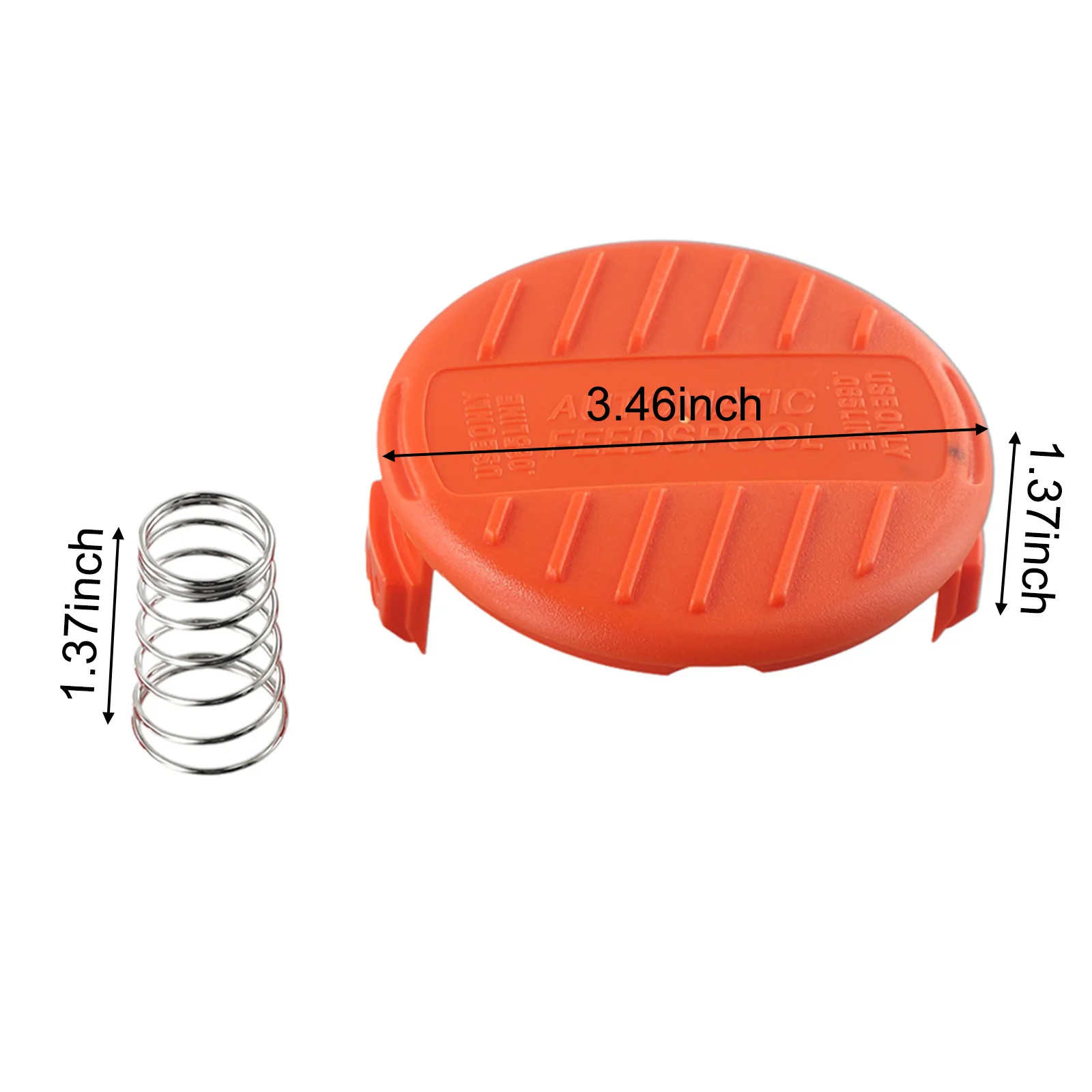 2Pcs GH400 Spool Cover Cap Cap Cover For GH400 GLC120 ST5530 Type Trimmer 2Pcs GH400 Spool Cover Cap Cap Cover