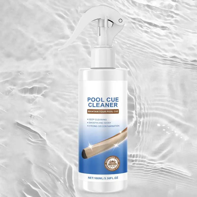 Pool Cue Polishing Cleaner Cue Polish Solution Deep Cleaning Wooden Shaft Maintenance Cleaning Agent 100ml Polishing Liquid