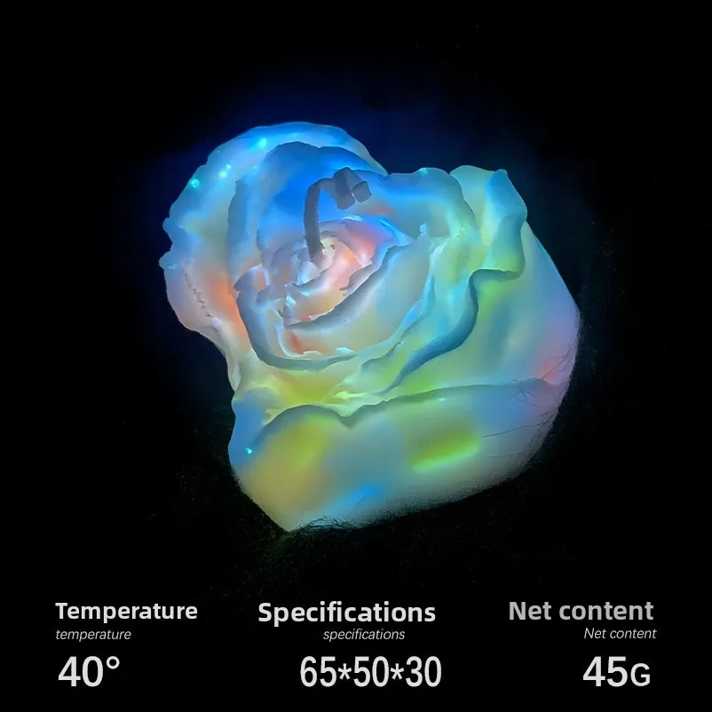 Vela de masaje BDSM de baja temperatura que brilla en la oscuridad, cera sexual, aromaterapia, cera de soja, regalo fácil de limpiar para pareja, vela sexual