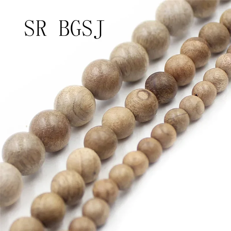 6 8 10mm Natural Round Arborvitae Rosewood Mala Meditation Loose Beads 108 Pcs