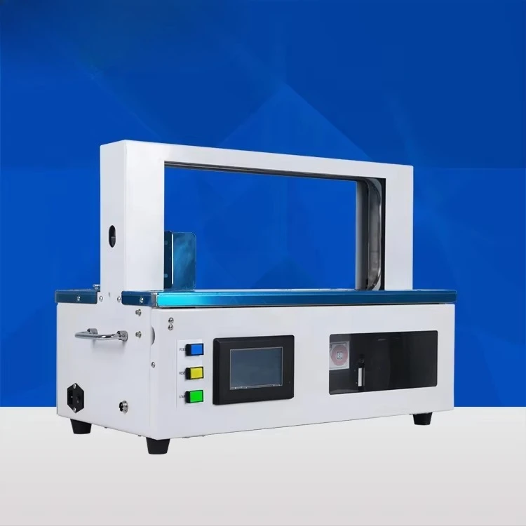 Plantaardige Valuta Brief Bankbiljet Desktop Banding Machine 20mm 30mm OPP/Papier Omsnoeringsband Bundel Machine Automatische doos Cosmetica