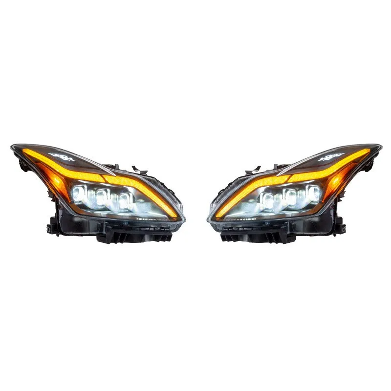 

Suitable for Infiniti flame headlight assembly G37 modified LED daytime running light lens headlight