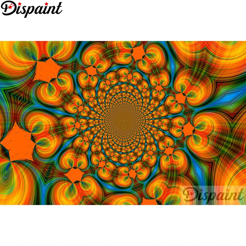 

Dispaint полная квадратная/круглая дрель 5D DIY алмазная живопись "Пейзаж Мандала" 3D вышивка крестиком домашний декор подарок A21328