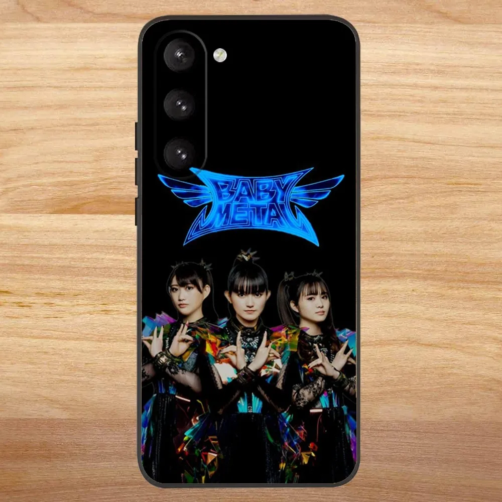 Babymetal Japanese Girl Idol Phone Case For Samsung S23,23,22,30,21,10,9,Note20 Ultra,Lite,Ultra,5G,Plus,FE,Black Soft Case