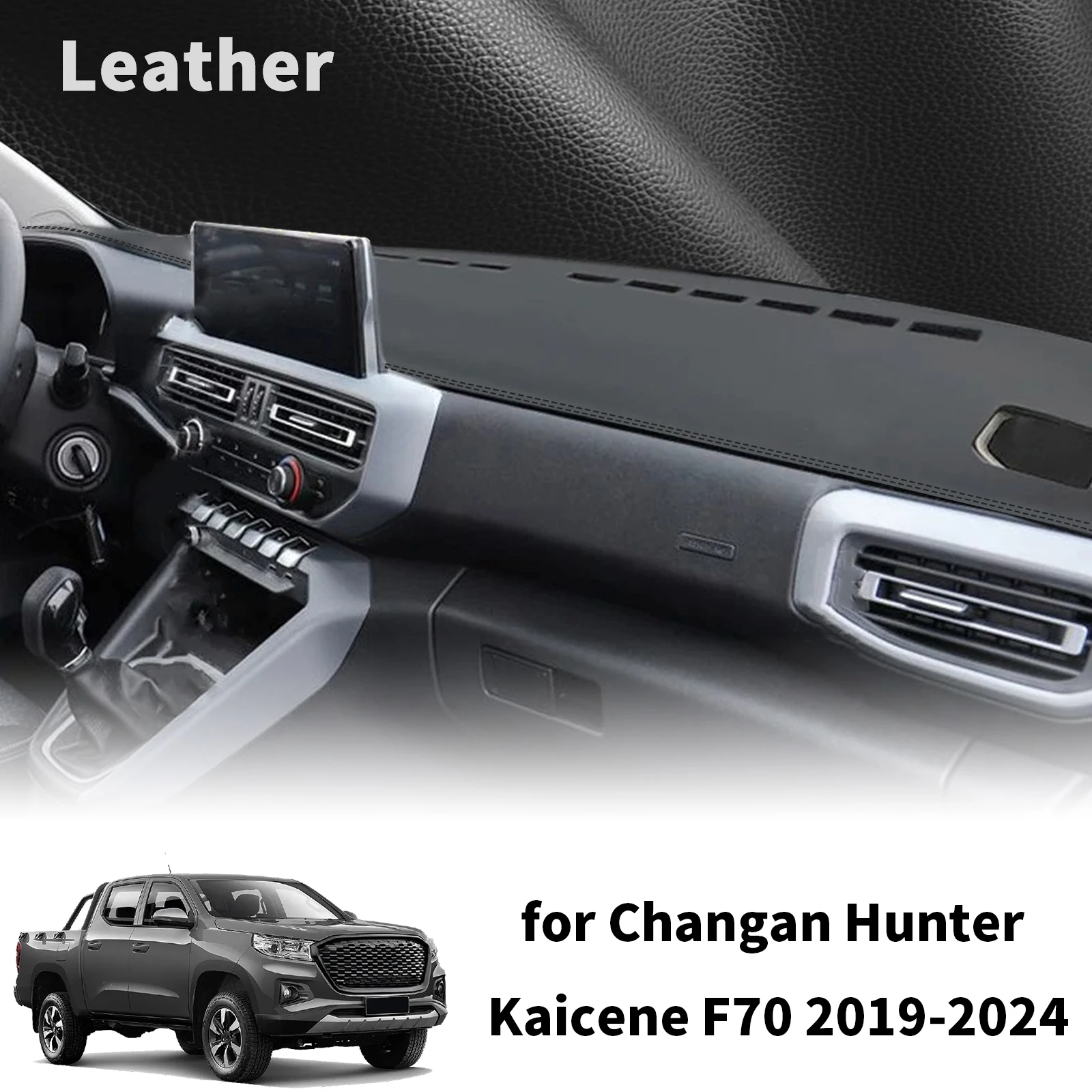 for Changan Hunter Kaicene F70 2019-2024 ​​Car Dashmat Dashboard Cover Pad DashMat Sunshade Protective Carpet Accessories