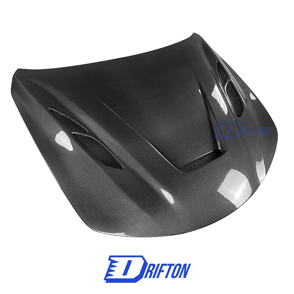 KQX GTAM Style Carbon Fiber Engine Hood for Alfa Rome Quadrifoglio Giulia