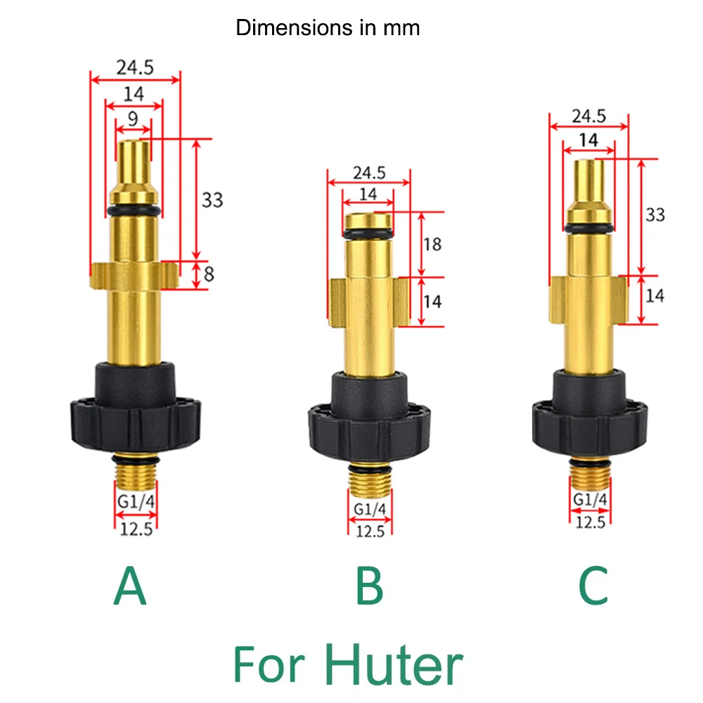 Pressure Washer Snow Foam Lance For Huter High Pressure Foam Gun Cannon Soap Foamer Nozzle Car Clean Foam Wash Soap Sprayer