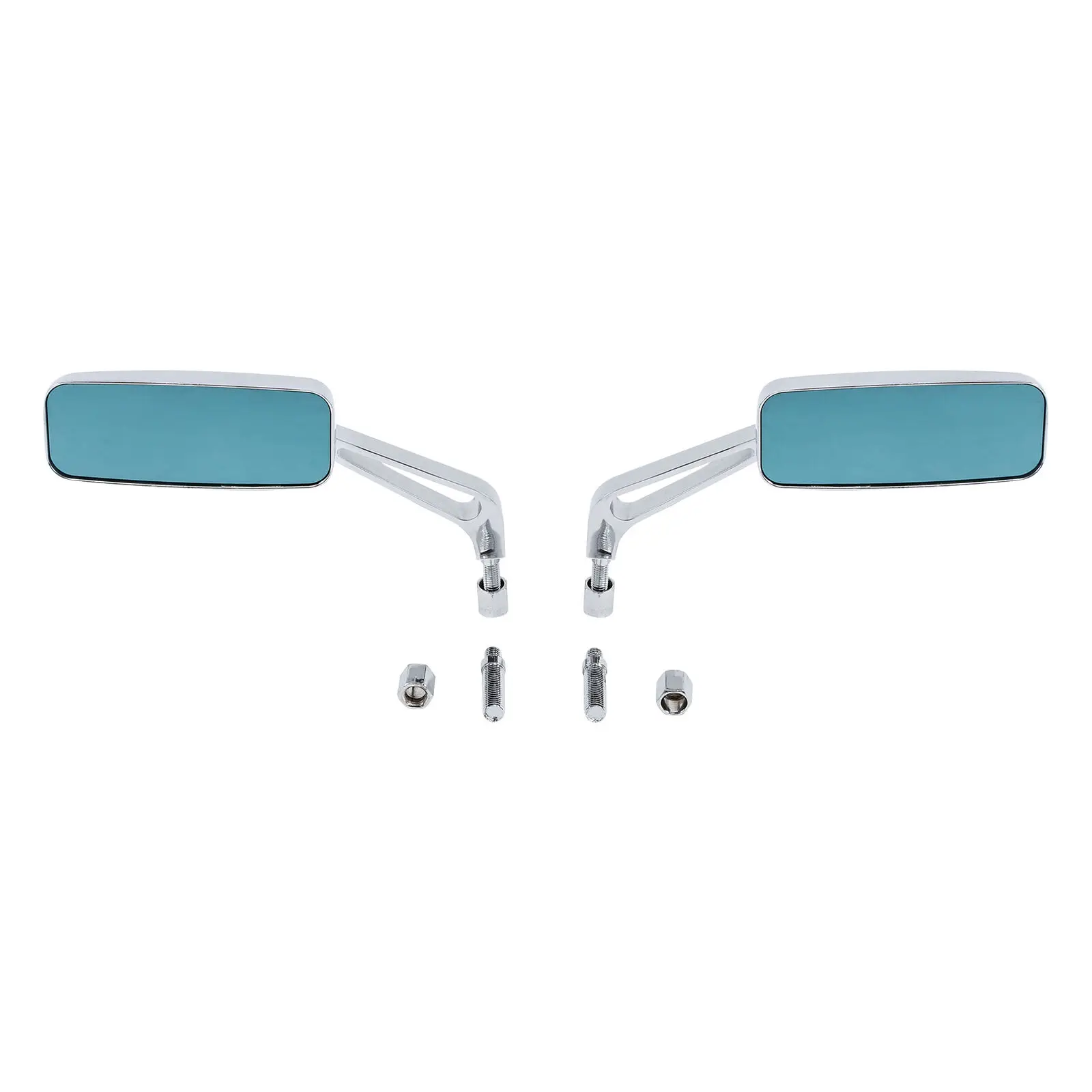 กระจกมองข้างรถจักรยานยนต์ขนาด8มม. 10มม. สำหรับ Harley Honda Yamaha Kawasaki Sport Chopper Cruiser