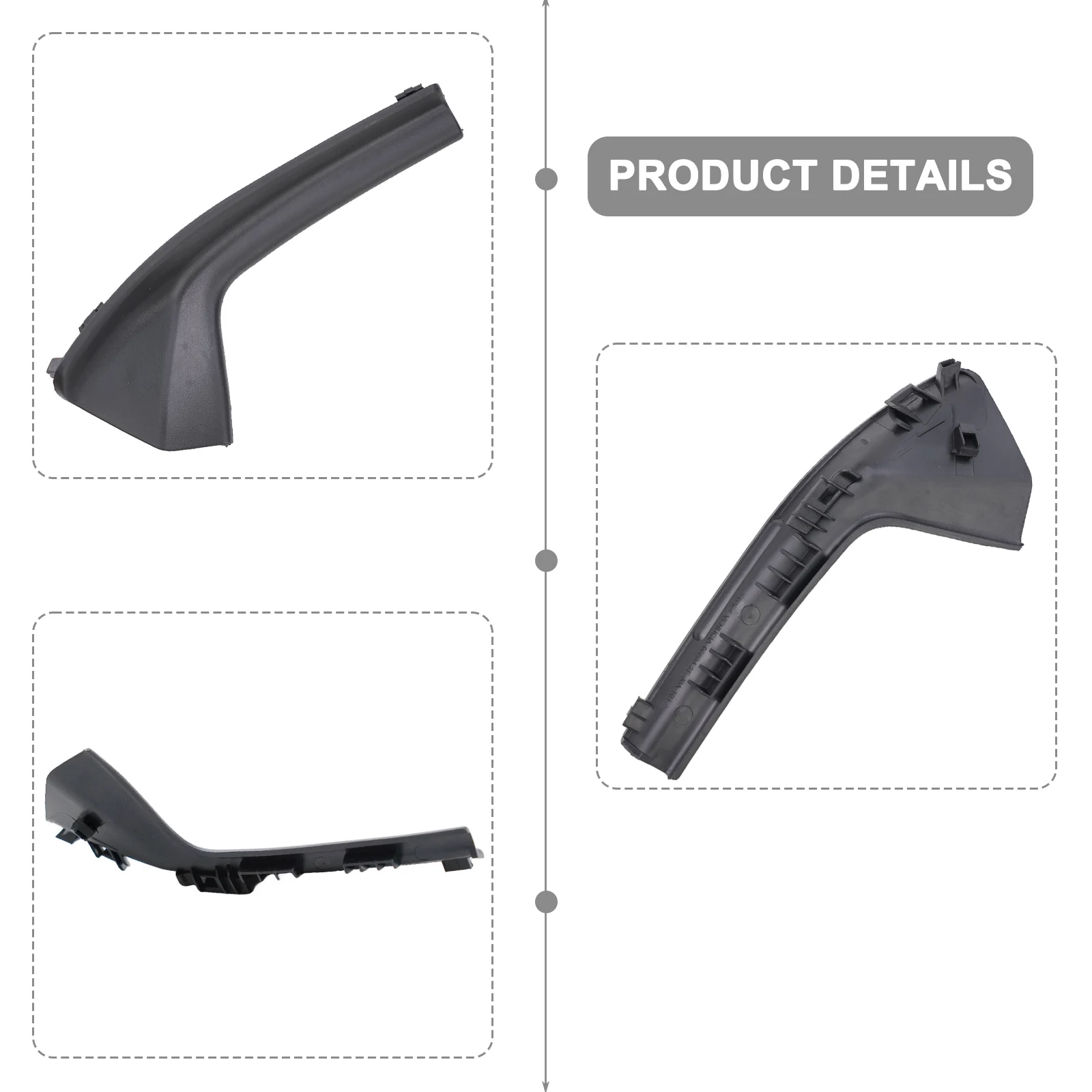 Car Cowl Extension Trim Cover Windshield Cowl Grille Outer Cover Extension Trim For Nissan-Tiida 2005-2010 66894ED500 Accessory