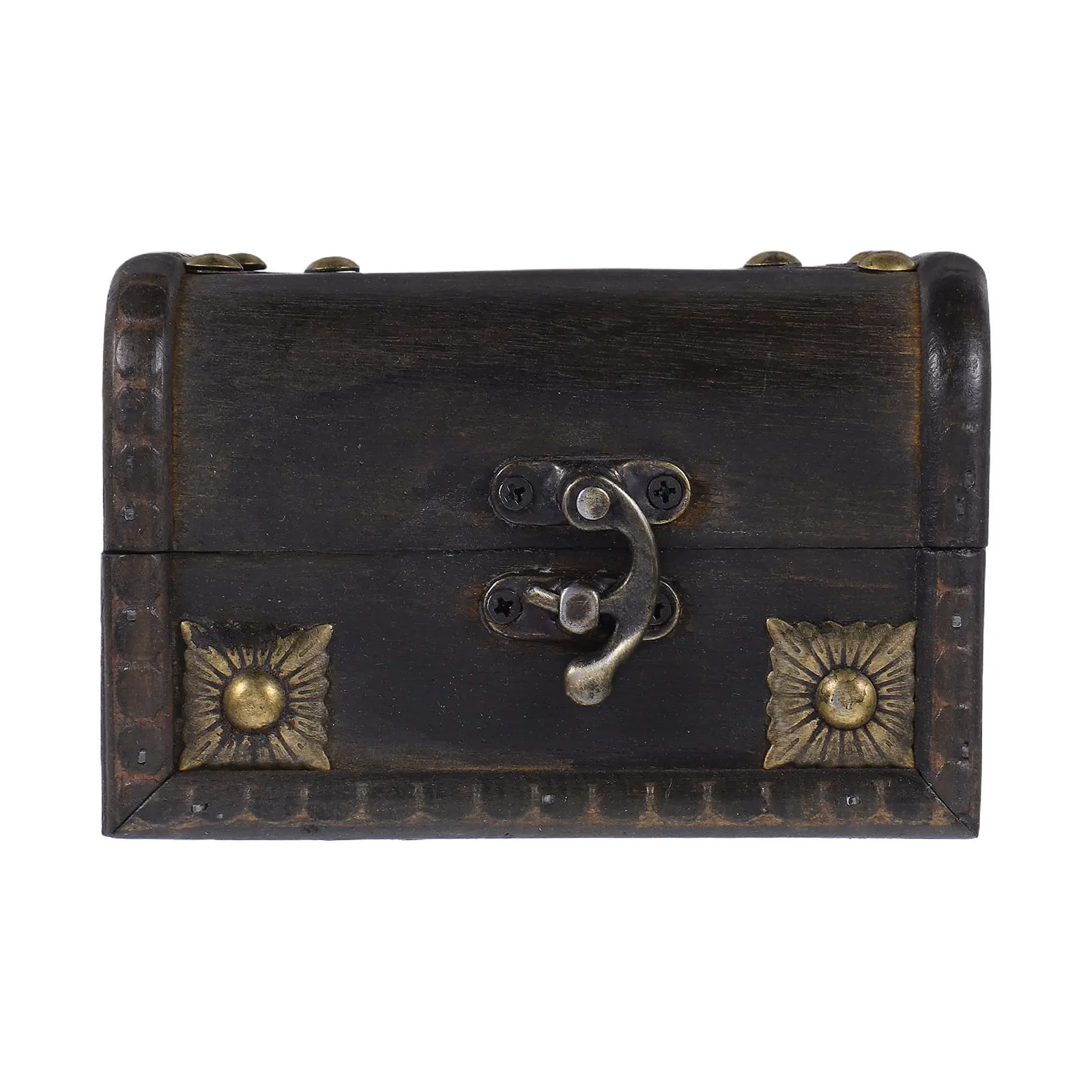 

Retro Wooden Desktop Storage Box Chinese Vintage Design Decorative Jewelry Box with Intricate Carvings Portable Keepsake