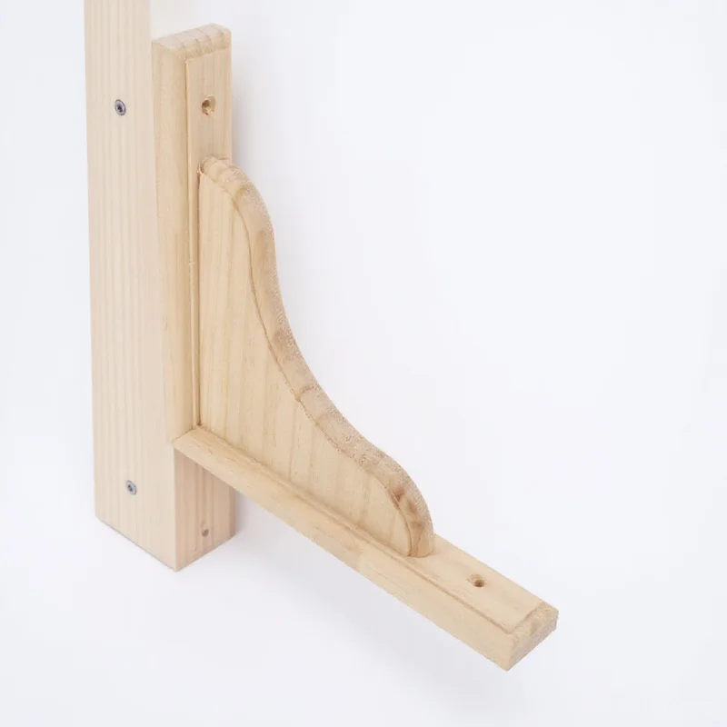 

Triangular Wall Bracket Wooden Corner Brackets For Shelf Support Heavy Duty Floating Shelves Mounting Hardware Included