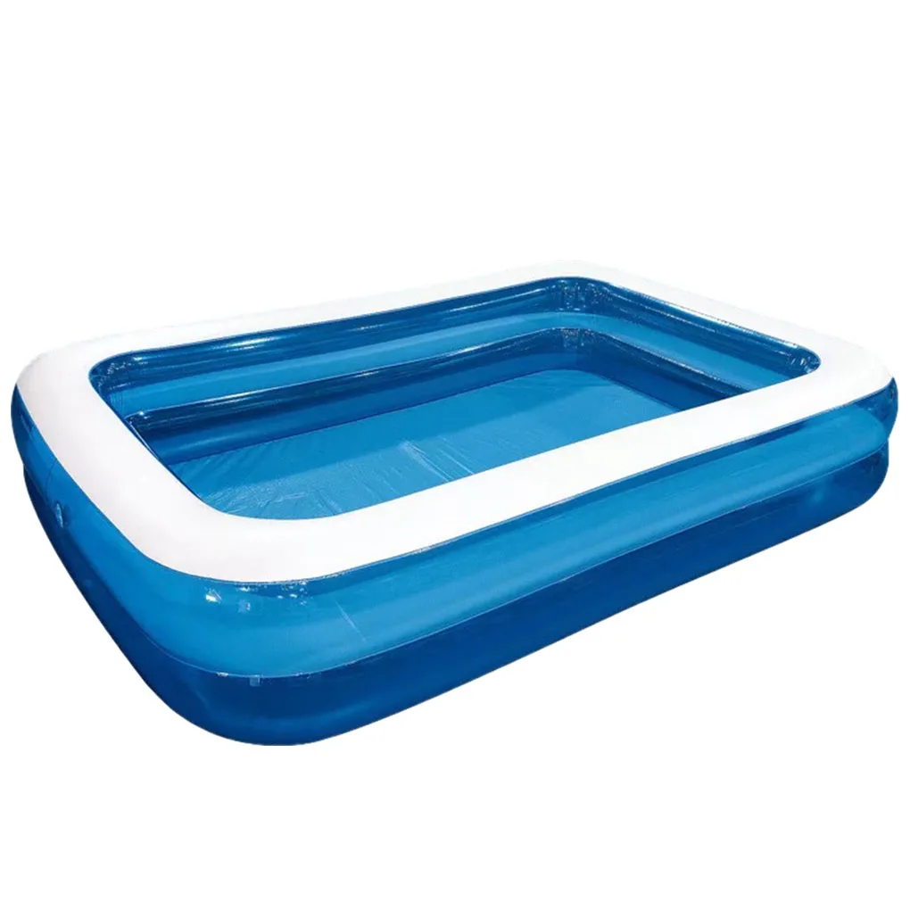 Piscina inflable para niños, adultos, bebés, niños pequeños, jardín al aire libre, patio trasero, rectángulo