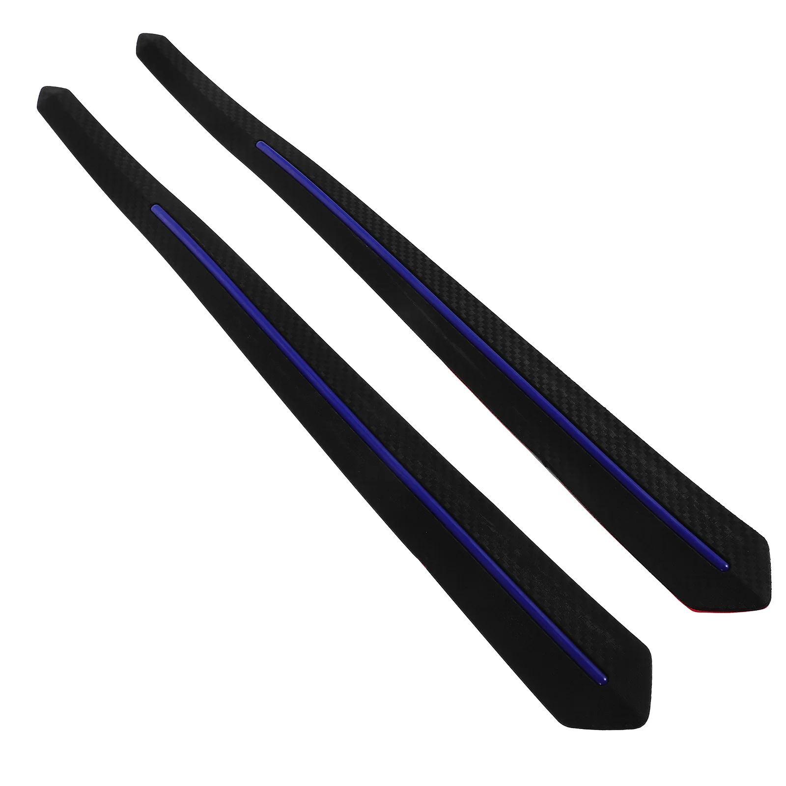 

2Pcs Universal Automotive Anti-Collision Protection Strip PVC Tpr Rear Front Bumper Guard Shock Absorption Strip