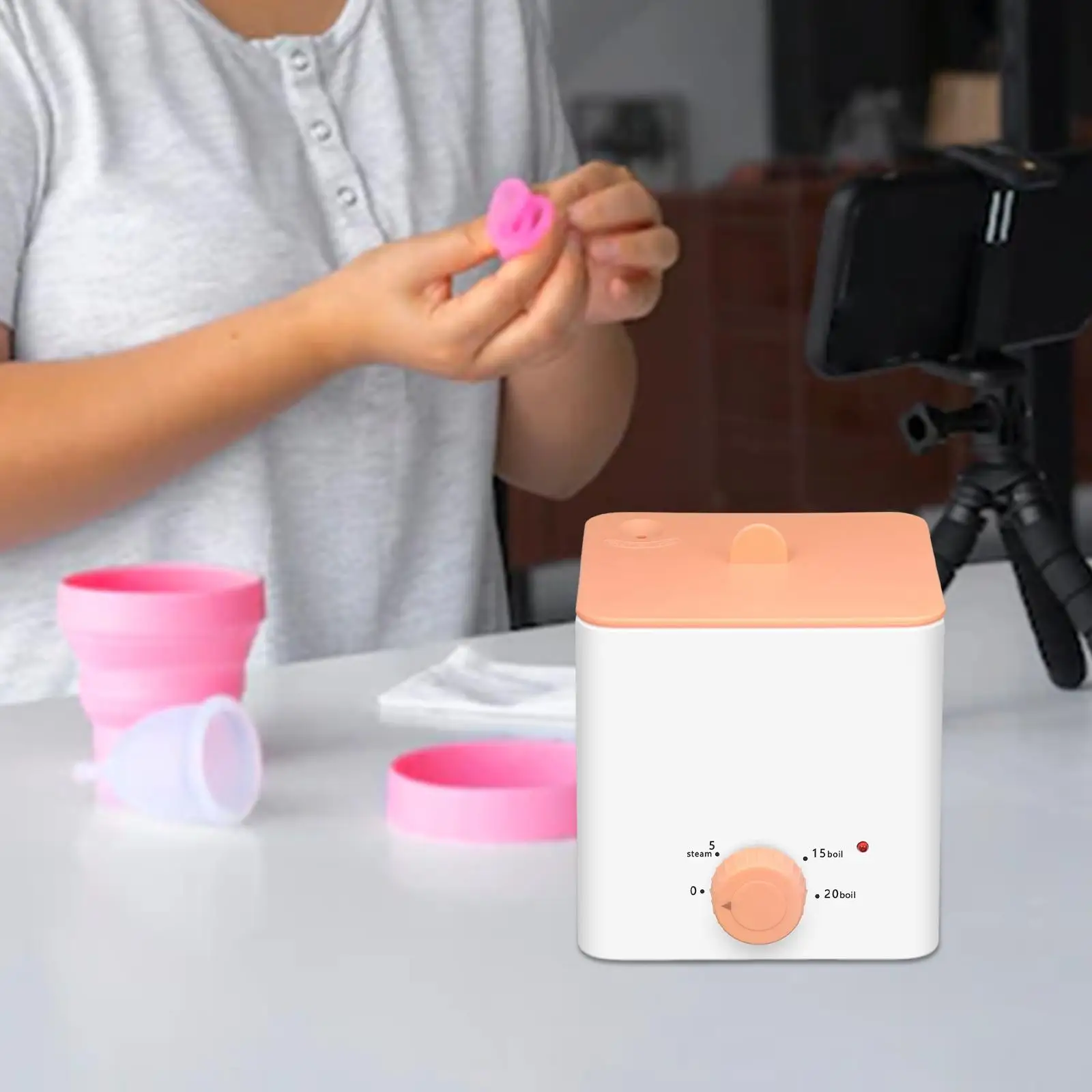 

Portable Steamer Home Use Cleaning for Menstrual Disc Cleaner Machine High Temperature Steamer