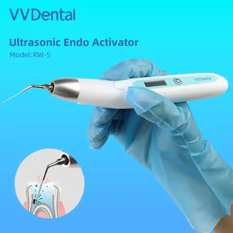VVDental Endodontic Stirrer Ultrasonic Irrigator With LED Light Tips For Dental Instrument Root Canal Sonic Irrigator Endodontic
