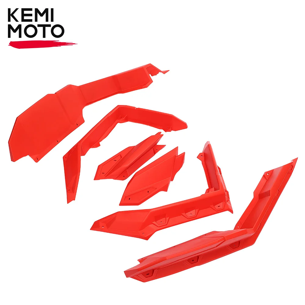 

KEMIMOTO UTV For Can Am Maverick X3 1000 Max R RR 4x4 XRC Turbo DPS 2017-2023 715002973 Red Super Extended Fender Flares