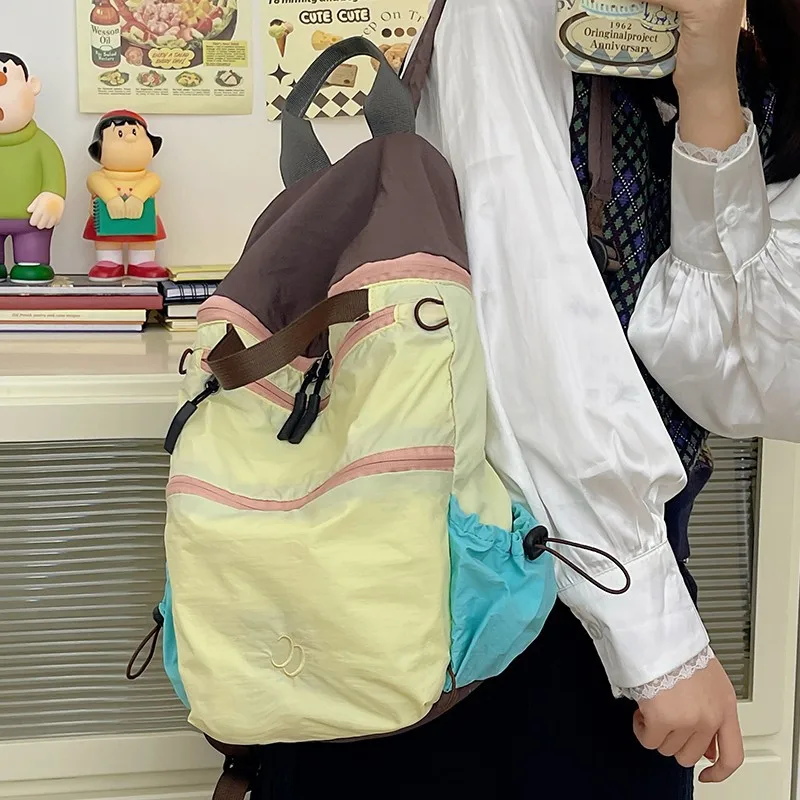 Summer Women Backpack Teenage Students Schoolbag Outdoor Mountaineering Bag Ultra-light Sports Backpacks Travel Two-shoulder Bag