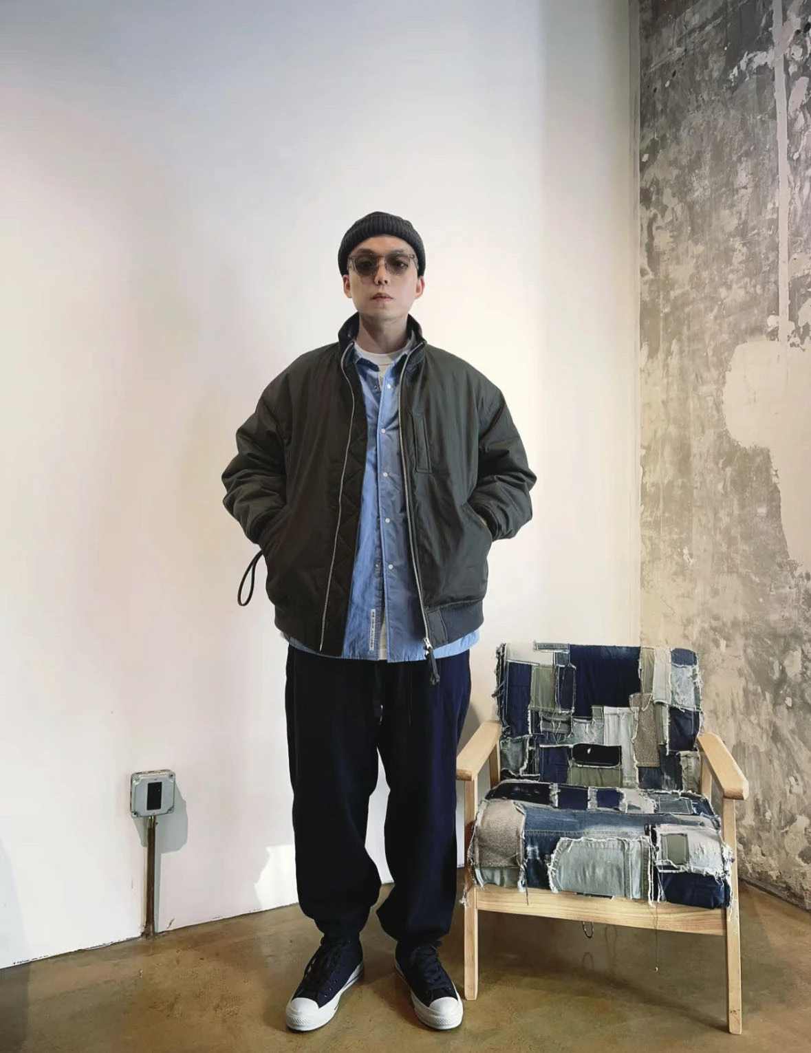 Autumn and Winter NANCMA Thick Warm Cotton Jacket for Men Baseball Parkas Coat