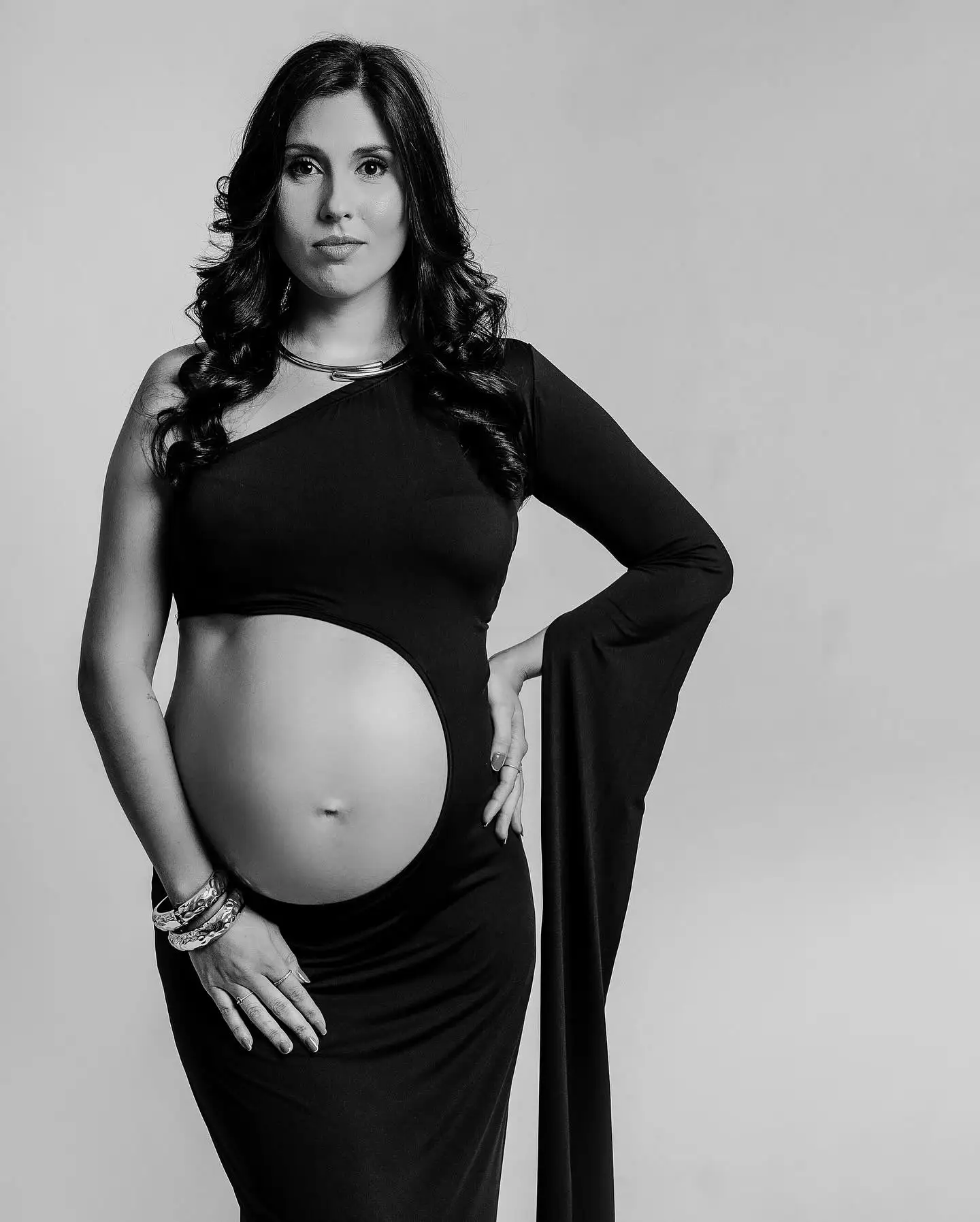 2025 New Maternity Dress Photoshoot - Elegant Lace Mesh Pregnancy Gown for Baby Shower Birthday Party Adjustable Waist Plus Size view 6