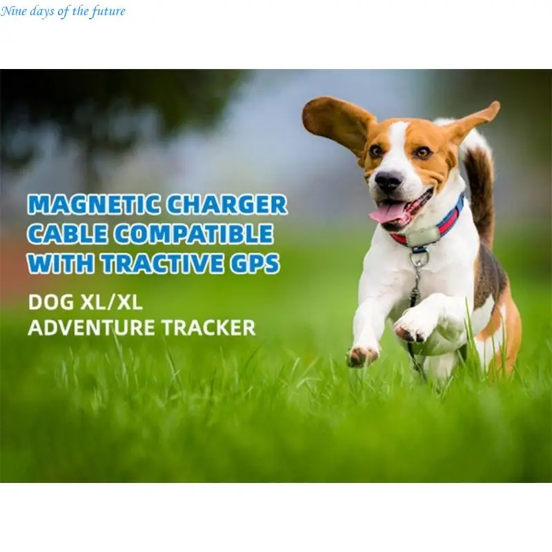 Long Pet Trackers Charging Cable Wire Line With Double USB Port And Anti Slip Tip For Stable Connection E65A