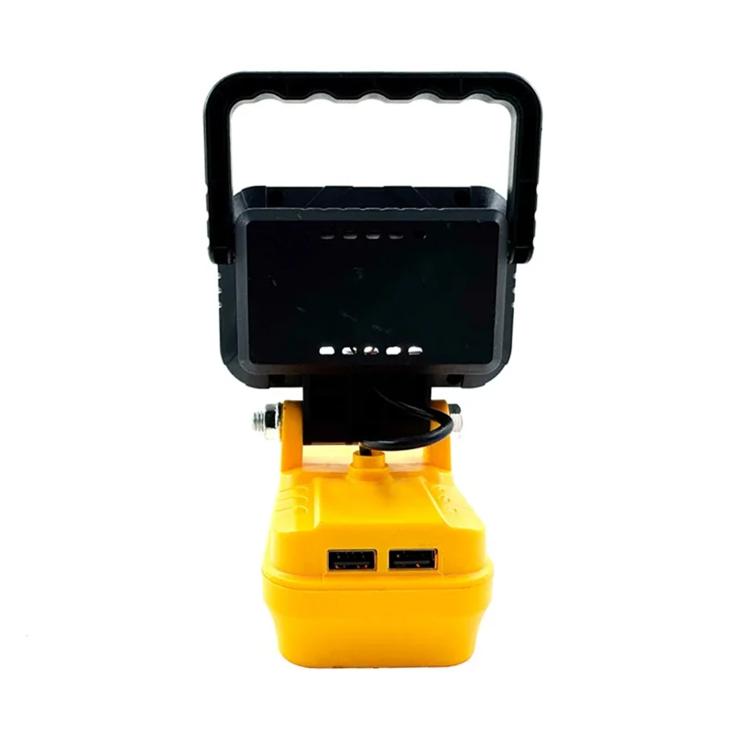For Dewalt Cordless LED Light 3Inch searchlight With handle dual USB charging ports For Dewalt 18V Battery DCB200 DCB120 DCB201