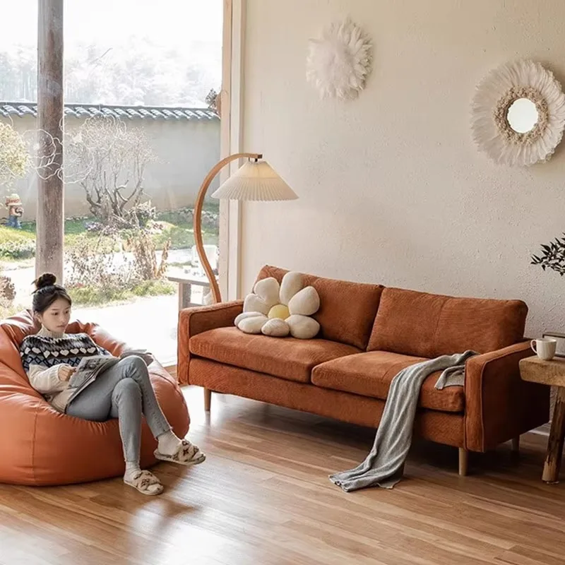 Two Seater Fancy Sofas Bedroom Relaxing Girl Floor Armchair Sofas Floor Daybed Lounge Divani Da Soggiorno Furniture Living Room