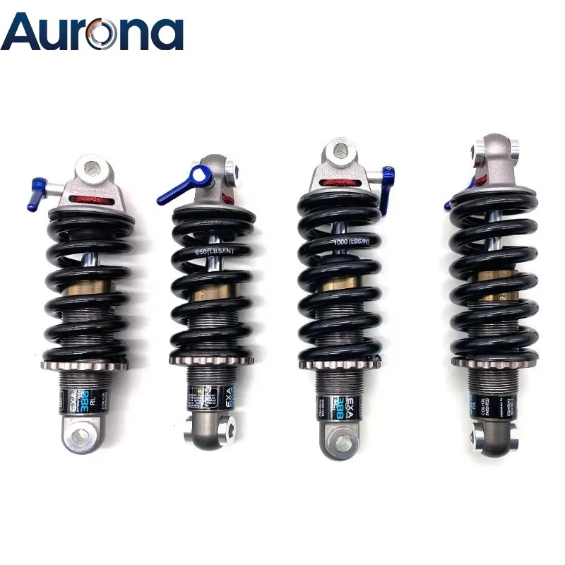 【Spare】388RL Bicycle Dual Air Shock Absorber 150mm 165mm Lockable Damping Adjustment Rebound Adjust MTB Rear Shock Absorber