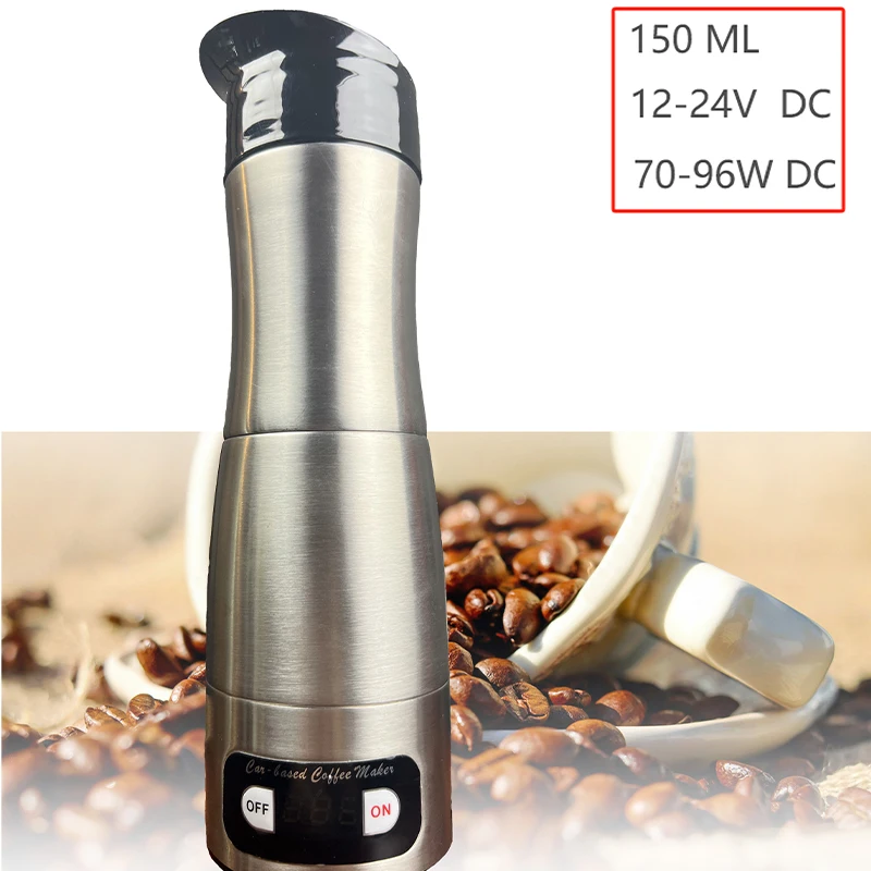 Cafetera portátil Multicooker Arier de 12V/24V CC 70/95W CC 150ML para camión, cocina y viajes, RV, Camping