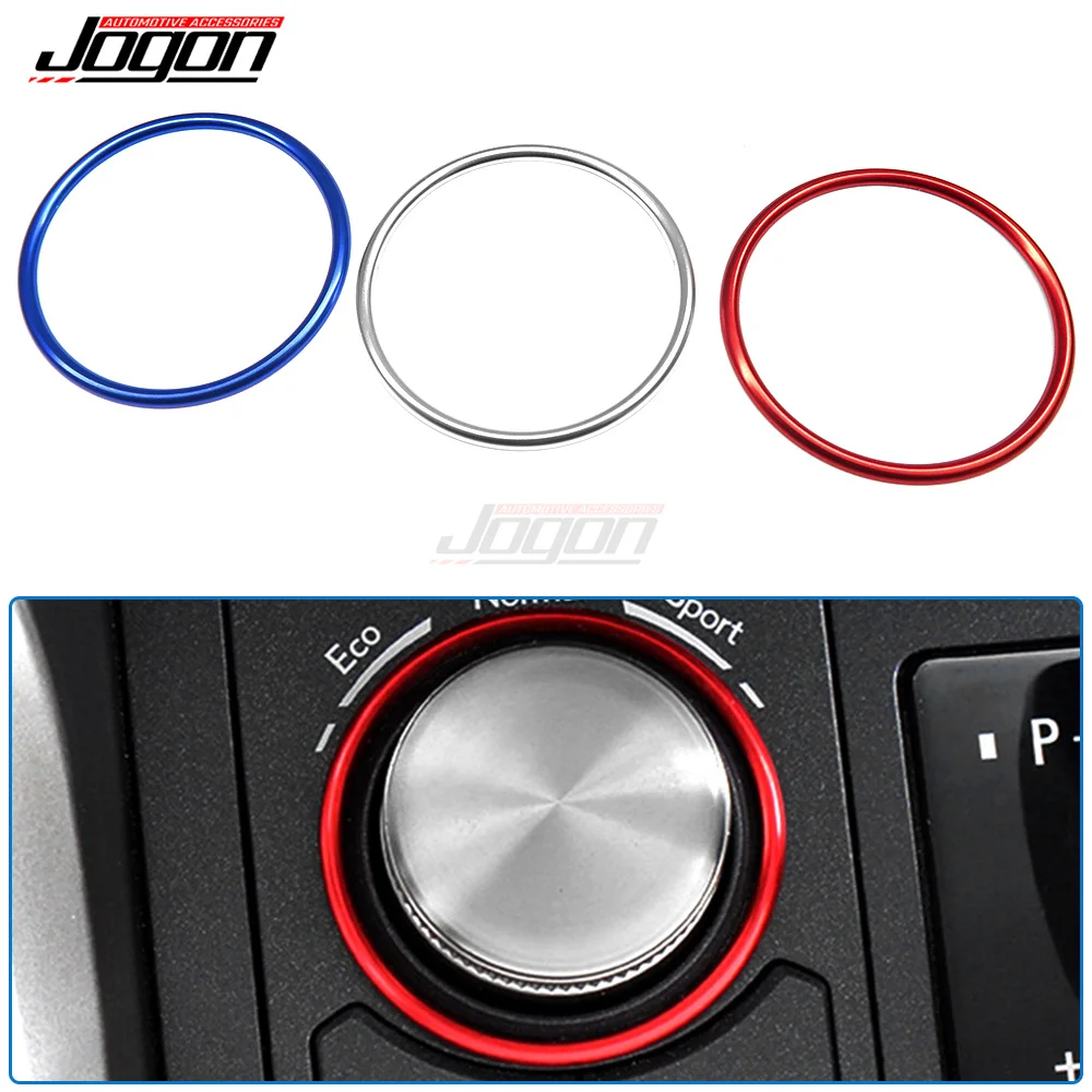 Alloy Aluminum Drive Mode Decoration Center Console Sticker For Lexus NX200 300H RX300 450H Cosole Auto Accessories