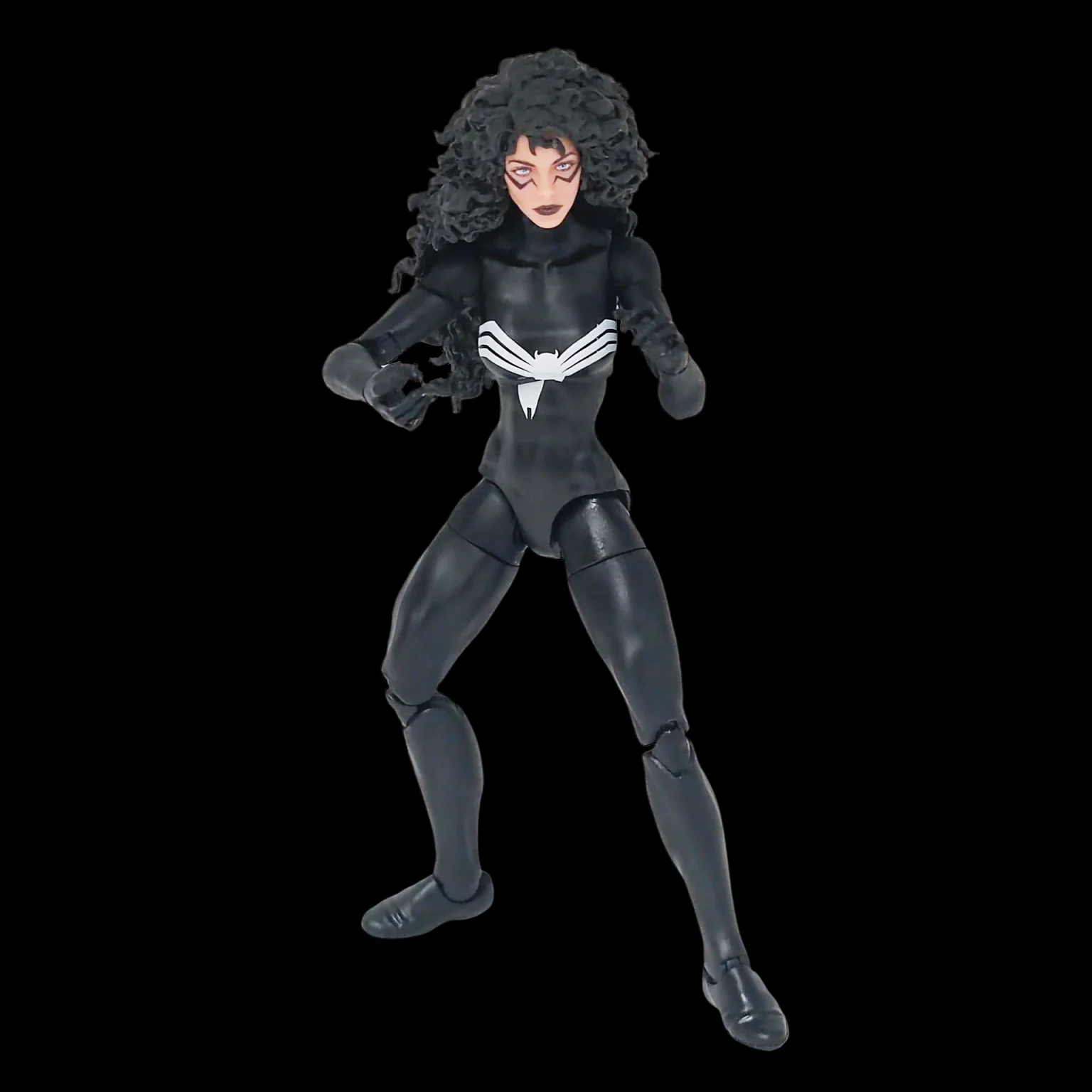 Marvel Legends Unlimited Plus Esclusiva Spider-Woman Peach Momoko Black 6" Action Figure