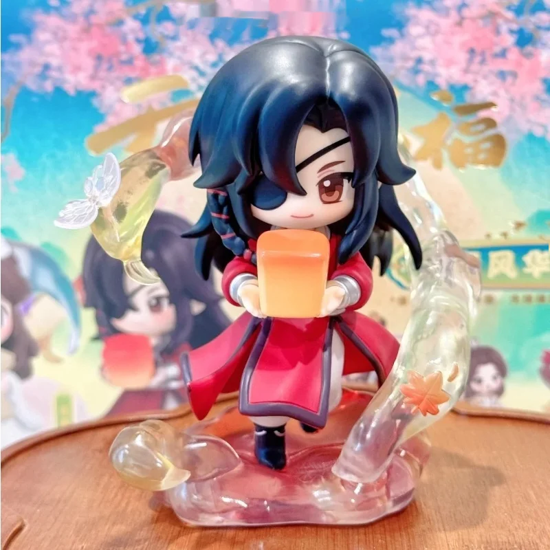 Tian Guan Ci Fu Dan Qing Feng Hua Series صندوق أعمى لطيف 12 سنتيمتر أنيمي شيه ليان وهوا تشنغ الشكل سطح المكتب تحصيل نموذج الهدايا