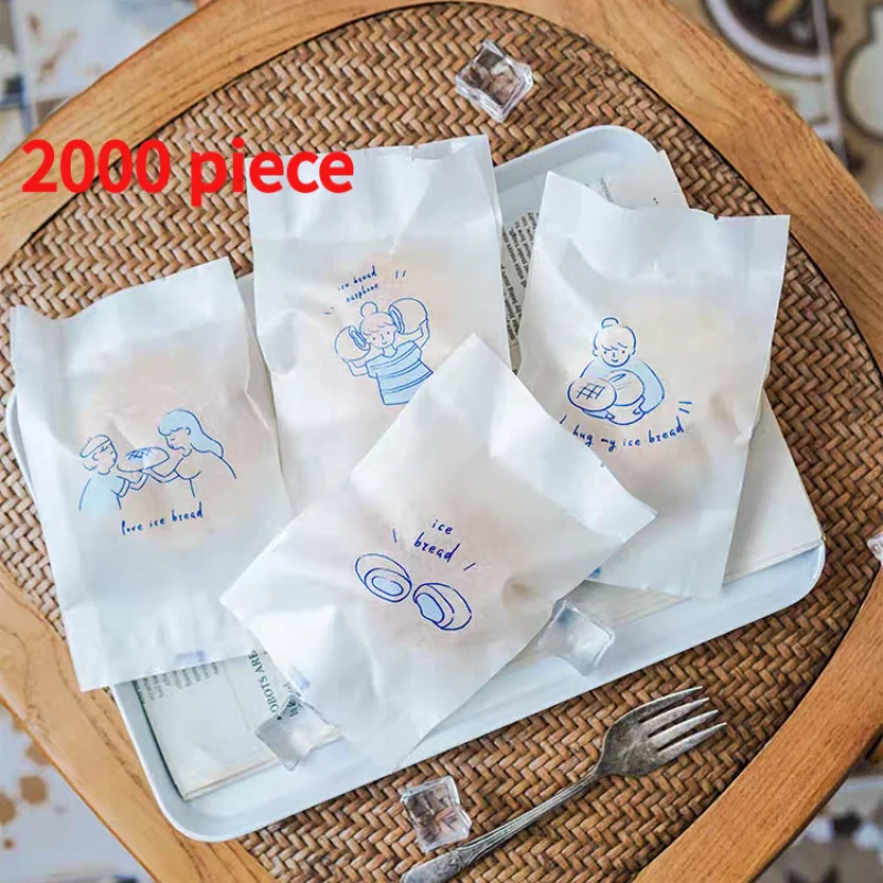 20 00piece.Custom.Custom cheap price paper bag recycled semi-transparent paper bag packaging oem glassine paper bag fo