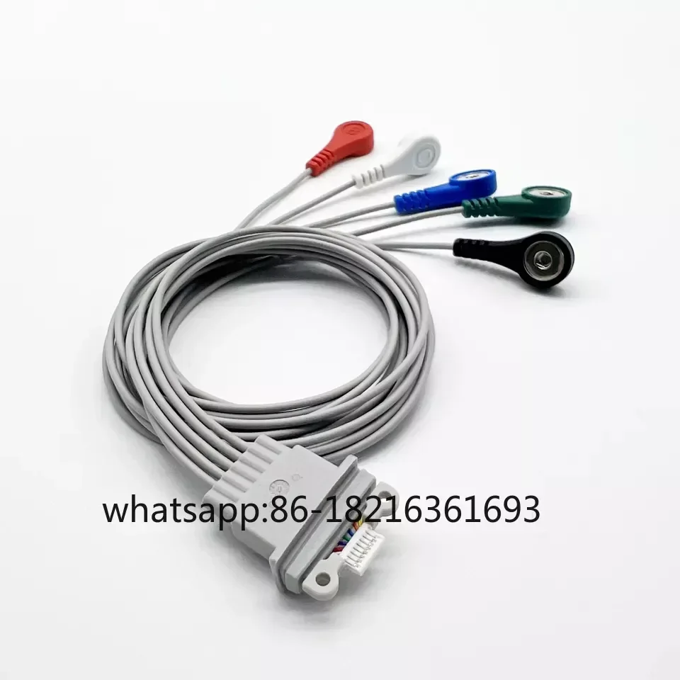 

Schiller Plus 5 lead holter ECG cable for AR12 Plus AR4 Plus FD5