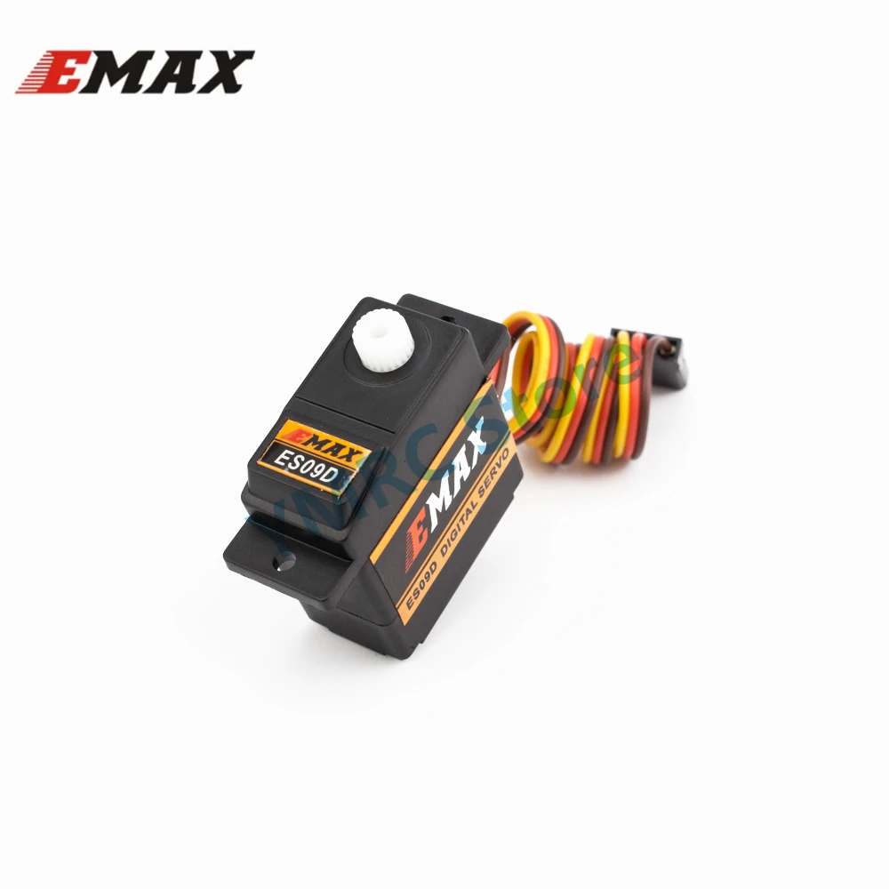 4PCS EMAX ES09D 11.6g Dual-bearing Plastic Gear Digital Specific Swash Servo for 450 Helicopters FPV Racing Drone Fixed Wing