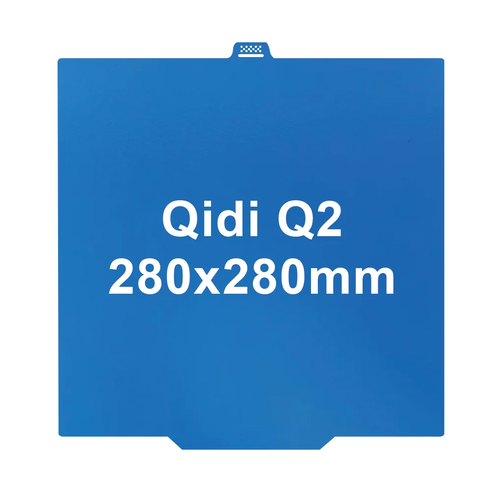 NEW OEM ONSUN Purple Blue Cool Plate Qidi Q2 280x280mm Spring Steel PEI Build Plate for FDM 3D Printer