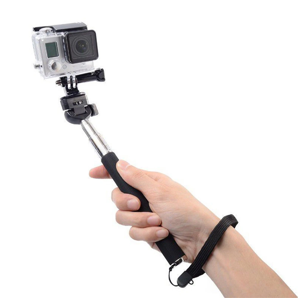 For GoPro Selfie Stick Monopod Aluminum Alloy Selfie Stick Adjustable For GoPro Hero 13 12 11 10 9 Insta360 X4 X3 DJI Action 4 3