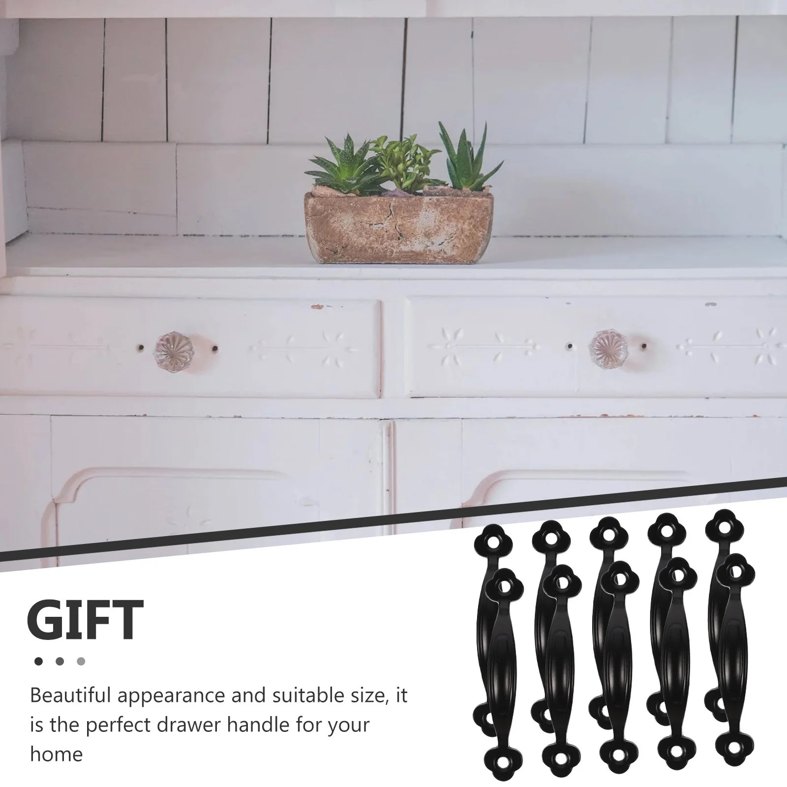 10 قطعة صندوق خشبي درج مقابض سحب سبائك الزنك تصميم بسيط سهلة التركيب خزانة مقابض سحب لمقبض كابينة خزانة الملابس