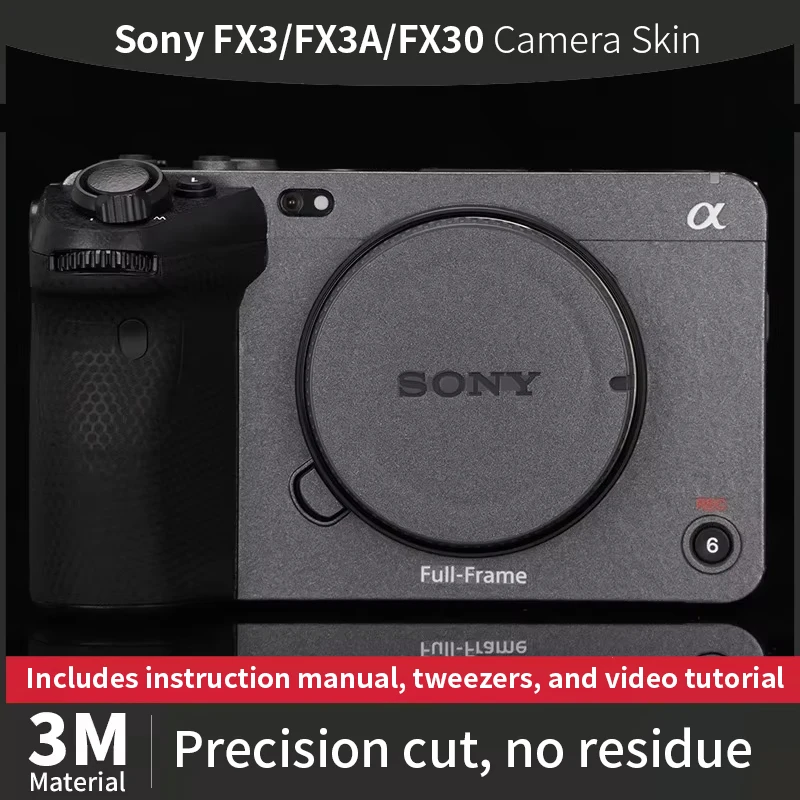 

For Sony FX3A Skin,Sony FX3/FX3A/FX30 Sticker,Scratch-resistant protective film, full coverage protection