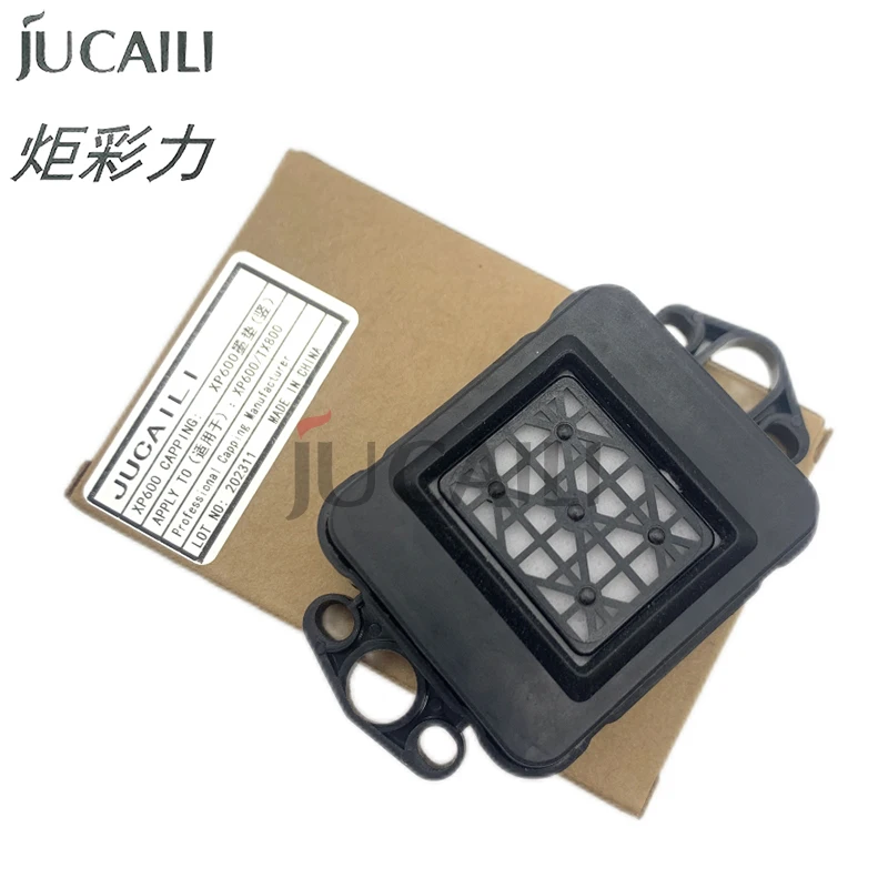 Jucaili Top quality printer xp600 capping top for Epson XP600 TX800 DX9 DX10 printhead for solvent printer tx800 cap station