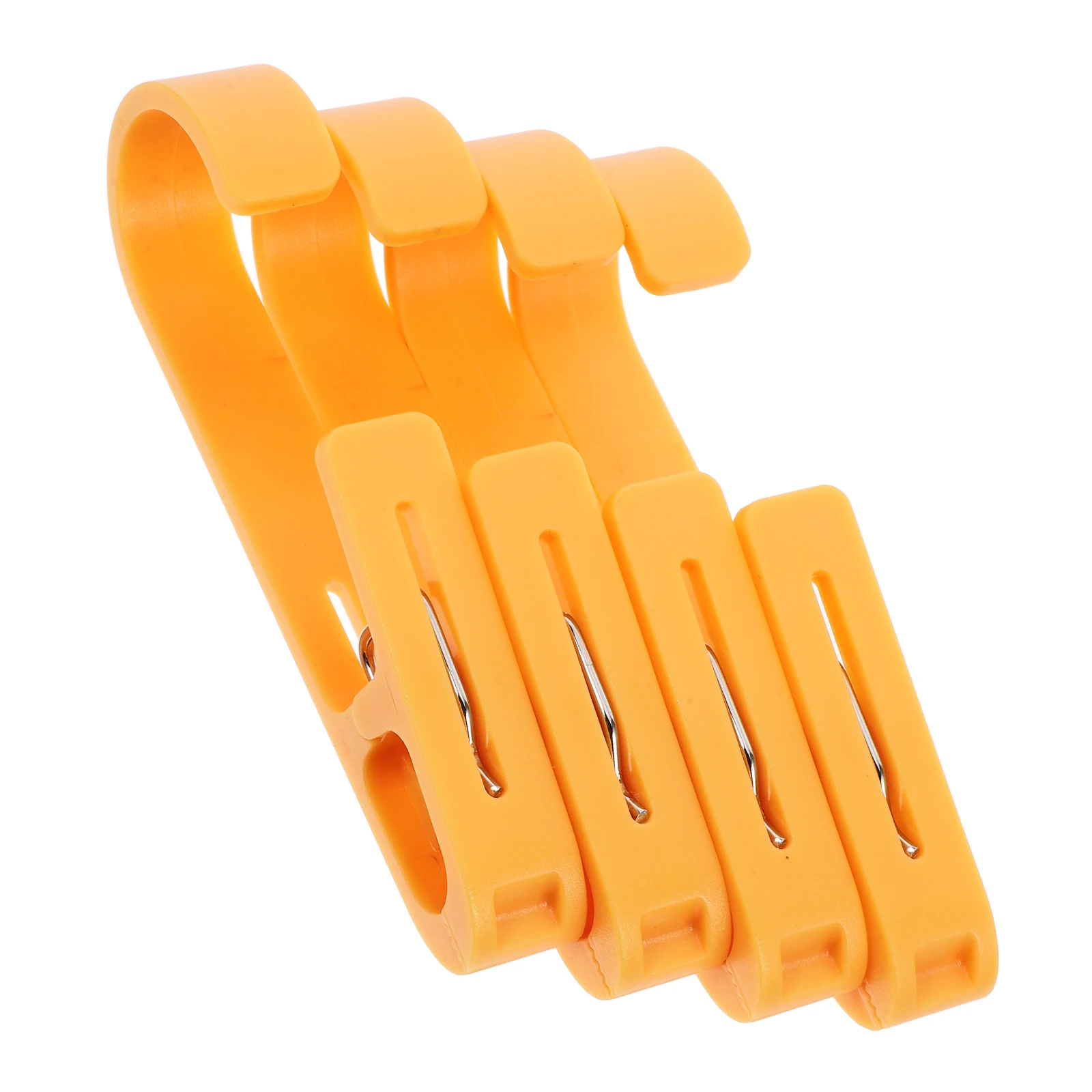 

4pcs Hanger Hooks Plastic Sock Clips Towel Clamps Clothespins Wardrobe ganizer Abs Material Shower Hooks Laundry