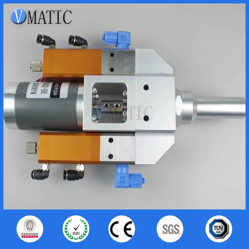 VC-61 Electrical Motor Mixing Pneumatic AB Glue Dispensing Valve, Metal, Micro-Adjustable with Suck-Back, Anti-Drip